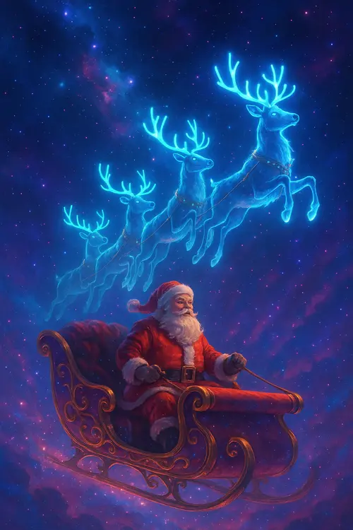 Cosmic Christmas Christmas wallpaper